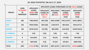 DV 2024 Statistics